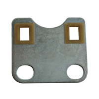 Valve push rod guide plate